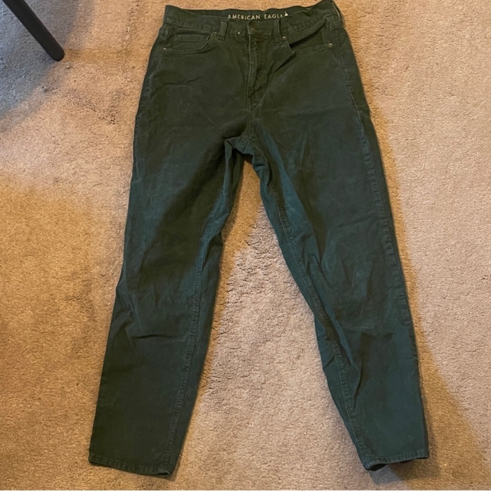American Eagle Outfitters Dark Green Corduroy Pants